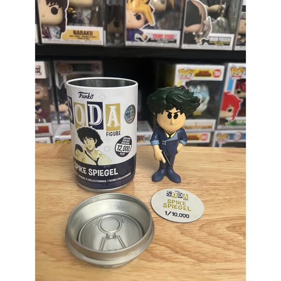 EXCLUSIVE LIMITED EDITION Spike Spiegel Cowboy Bebop Funko Soda Stocking Stuffer - Picture 1 of 2